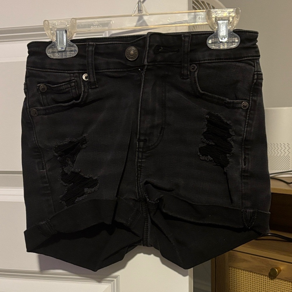 American Eagle Outfitters Charcoal Denim Shorts